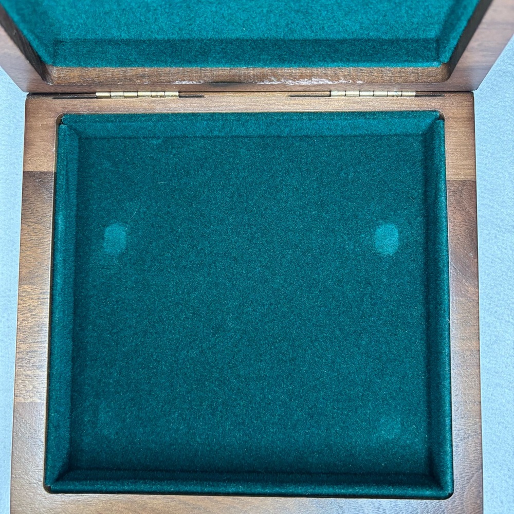Vintage Beautiful Alcraft Calculator Walnut Wood‎ Box W/out Calculator. - Picture 8 of 9